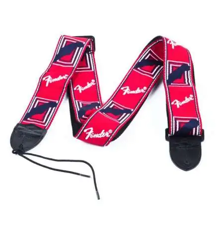 Fender Monogrammed Strap Red White Blue