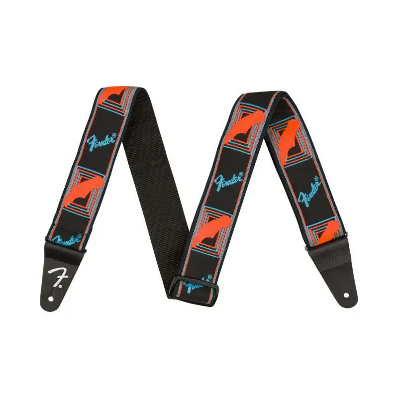 Fender Neon Monogrammed Strap Blue/Orange Fender Neon Monogrammed Strap Blue/Orange