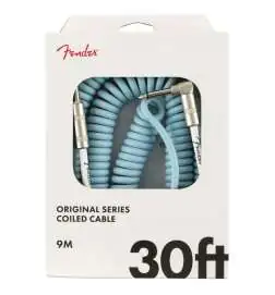 Fender Original Series Coiled Cable 9m (Daphne Blue)