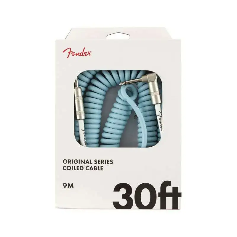 Fender Original Series Coiled Cable 9m (Daphne Blue) Fender Original Series Coiled Cable 9m (Daphne Blue)