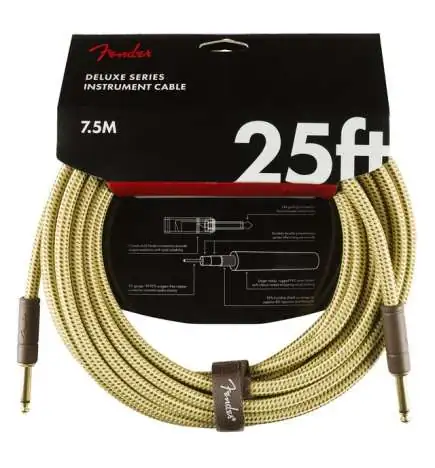 Fender Deluxe Tweed Instrument Cable 7,5 m