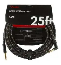 Fender Deluxe Tweed Instrument Cable BLK 7,5 m