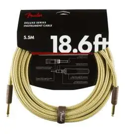 Fender Deluxe Tweed Instrument Cable 5,5 m