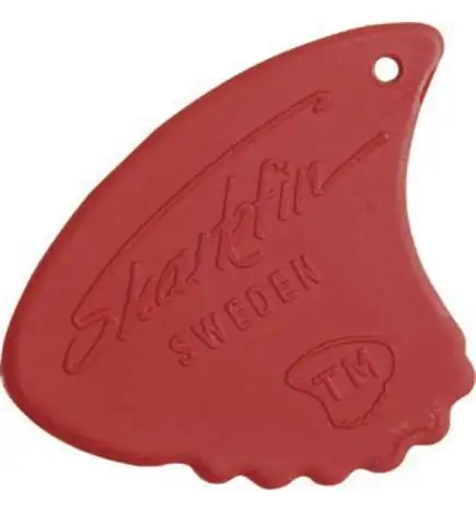 Sharkfin Pick Relief Soft Red Set de púas