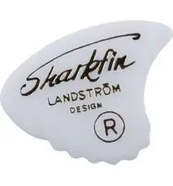 Sharkfin Plektrum medium (wit) Transp. 12er-Set