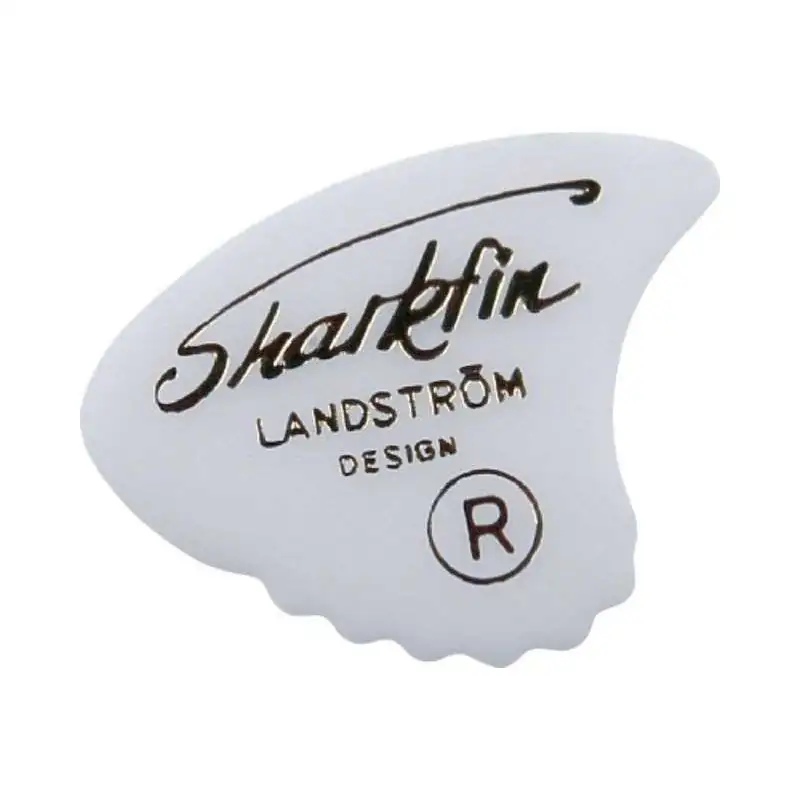 Sharkfin Pick Medium White Transparent Set de púas