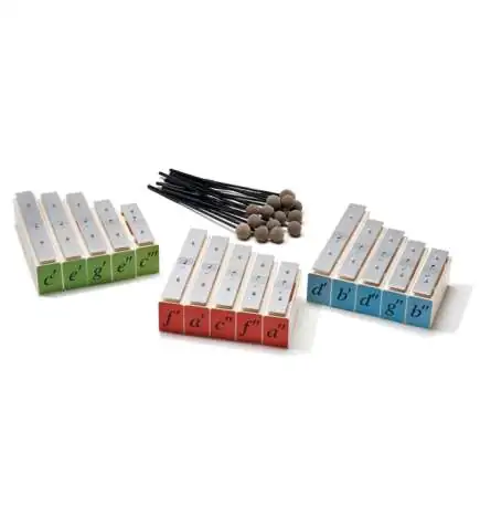 Sonor Chimes Bars KSP 40 M 15, Metallofone, 15 Tons