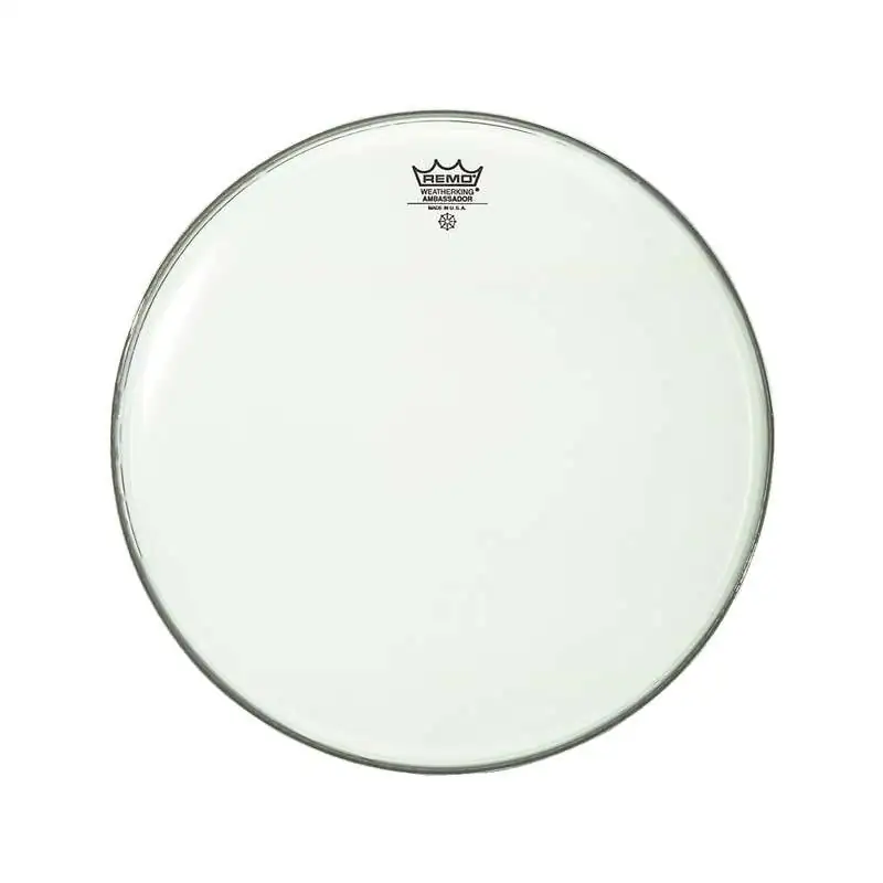 Remo Ambassador Smooth White 12", Tom Batter