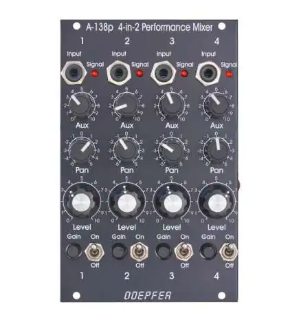 Doepfer A-138PV Performance Mixer Input Vintage Edition