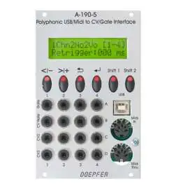 Doepfer A-190-5 Polyphonic USB Midi to CV Gate Interface