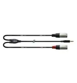 Cordial CFY 3 WMM Y-Adapterkabel 3 m