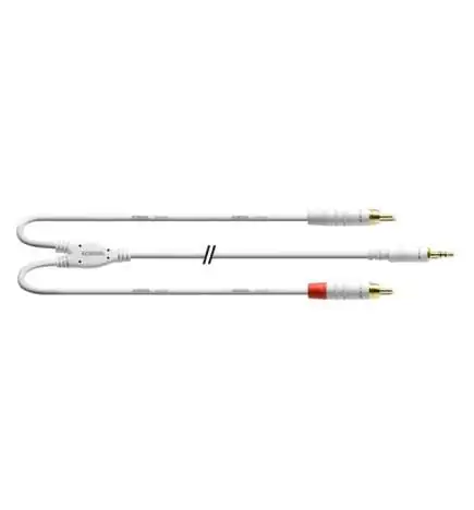 Cordial CFY 1.5 WCC-SNOW Y-Adapterkabel 1,5 m