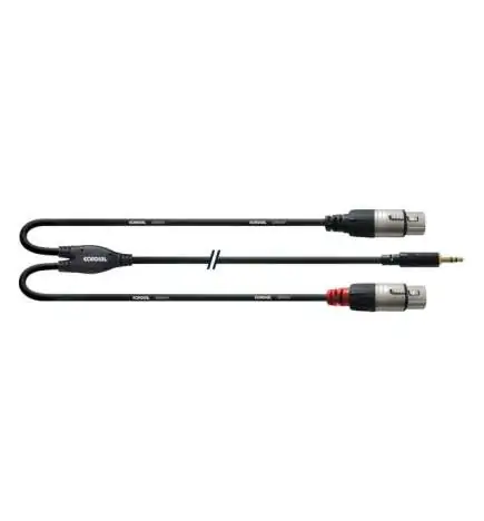 Cordial CFY 3 WFF Y-Adapterkabel 3 m