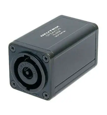 Neutrik NL8MM Speakon-koppeling 8-polig
