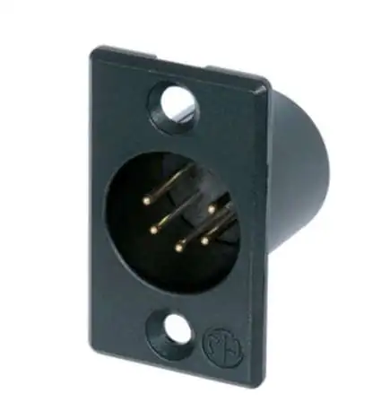 Neutrik NC5MP-B Chassisstecker