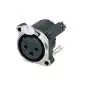 Neutrik NC3FBV2-SW Chassisdeel