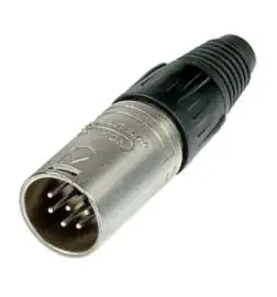Neutrik NC6MX Conector XLR de 6 polos macho
