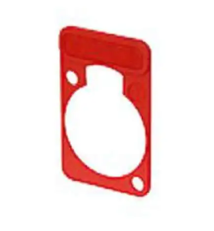 Neutrik DSS-2 Lettering Plate red