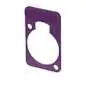 Neutrik DSS-7 schriftplaat violet