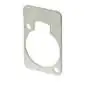 Neutrik DSS-9 Plaque d'inscription blanc