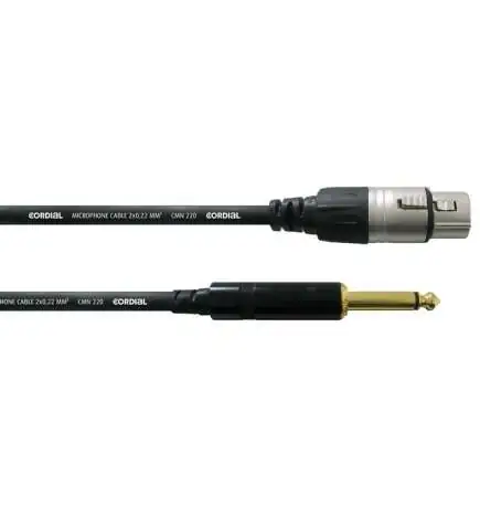 Cordial CCM 5 FP Cable de Micrófono 5 m
