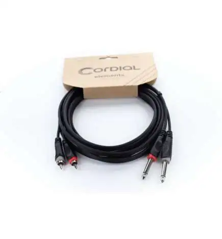 Cordial EU 6 PC Câble Audio 6 m