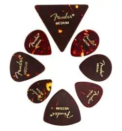 Fender Celluloid Picks Shape Medley Medium
