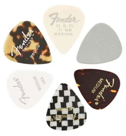 Fender 351 Picks Material Medley Medium