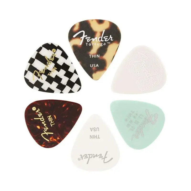 Fender 351 Picks Material Medley Thin