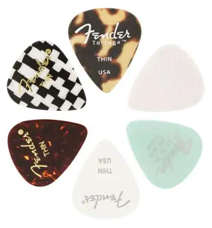 Fender 351 Picks Material Medley Thin