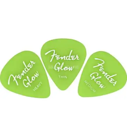 Fender 351 Glow In The Dark Picks