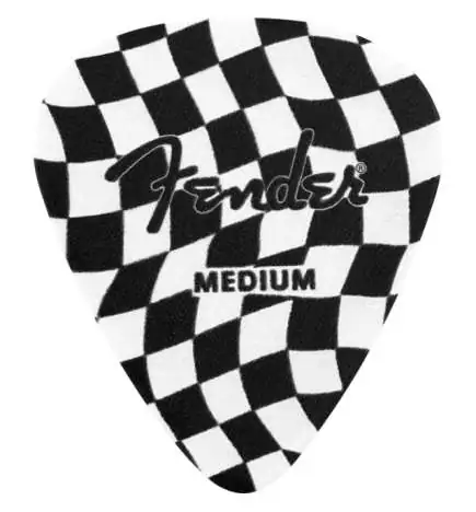 Fender Picks 351 Checker medium 8-Pack