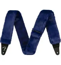 Fender Supersoft Strap Poodle Plush Blue