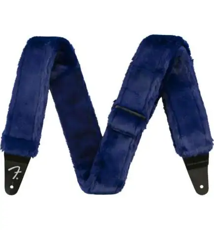 Fender Supersoft Strap Poodle Plush Blue