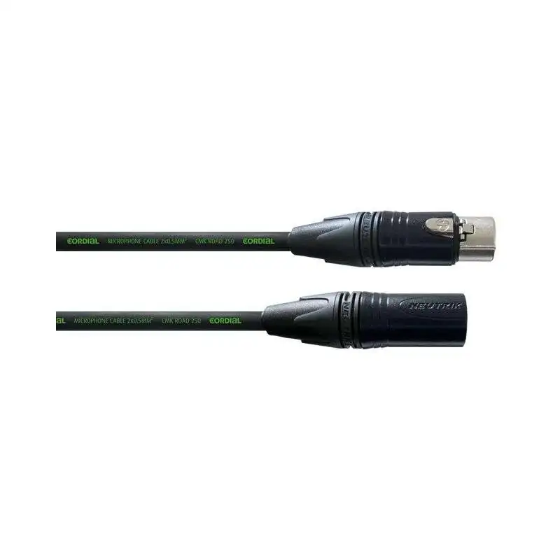 Cordial CRM 1 FM-BLACK Cable de micrófono Cordial CRM 1 FM-BLACK Cable de micrófono