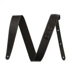 Fender 2 Essentials Leather Strap Black