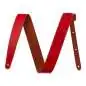 Fender 2" Essentials Leather Strap Red