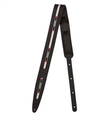 Fender Paramount Acoustic Leather Strap Black