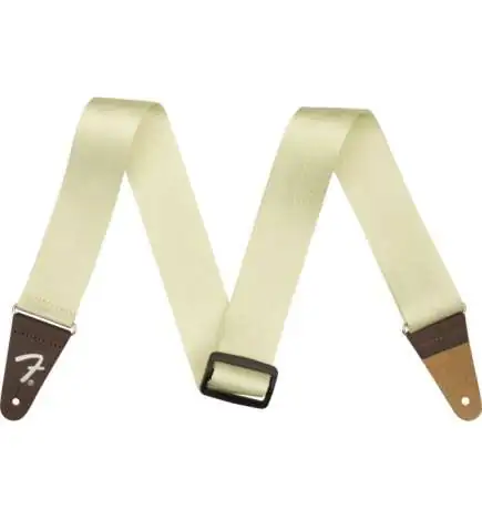 Fender Am Pro Seat Belt Strap Olympic White