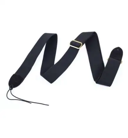 Fender Cotton Strap Black with oval Fender Logo