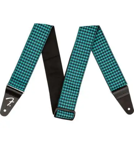 Fender Houndstooth Jacquard Strap Teal