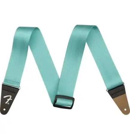 Fender Am Pro Seat Belt Strap Miami Blue