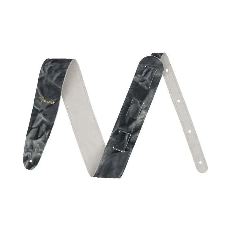 Fender Tie Dye Leather Strap Black