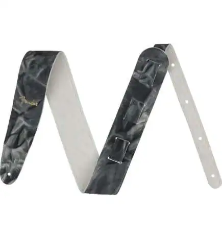 Fender Tie Dye Leather Strap Black