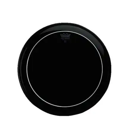 Remo Pinstripe Ebony 18 , Tom Batter