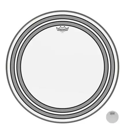 Remo Powersonic 22 , clear, basDrum Batter