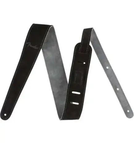 Fender 2 Reversible Suede Strap Black Gray