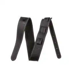 Fender Monogram Leather Strap Black