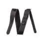 Fender Sangle en cuir monogrammée BK Black Fender Sangle en cuir monogrammée BK Black