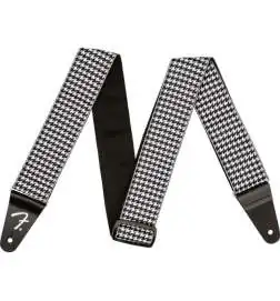 Fender Houndstooth Jacquard Strap White
